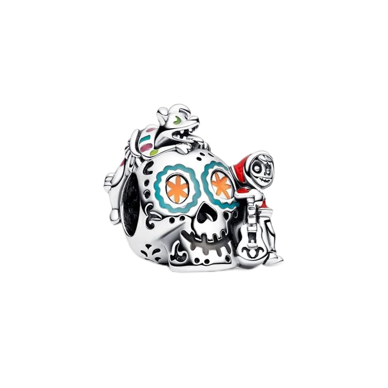 Charm de Plata 925 con Piedra de Nacimiento – Bead Brillante para Pulsera, Regalo de Cumpleaños Mujer