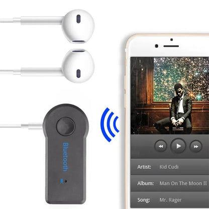 XIKCU Bluetooth Receiver 5.0 – Adaptador Inalámbrico 3.5mm AUX para Carro, Parlantes y Amplificadores