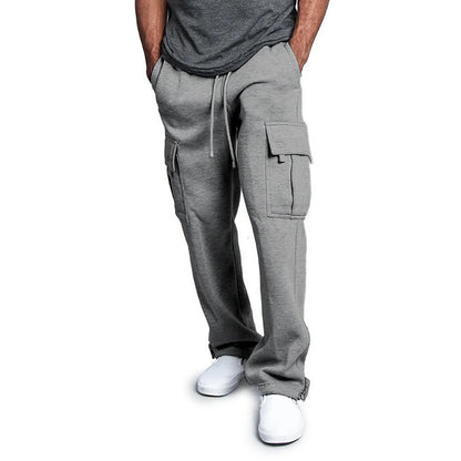 Pantalón Jogger Hombre Oversize | Sweatpants Deportivos Streetwear con Múltiples Bolsillos