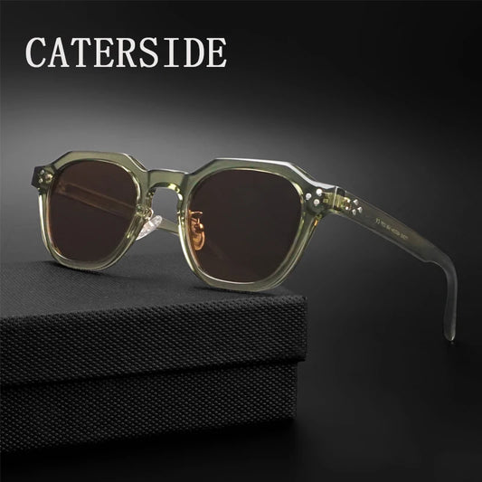 Gafas de Sol Retro Polarizadas Unisex | Montura Ultraligera TR90 Poligonal UV400
