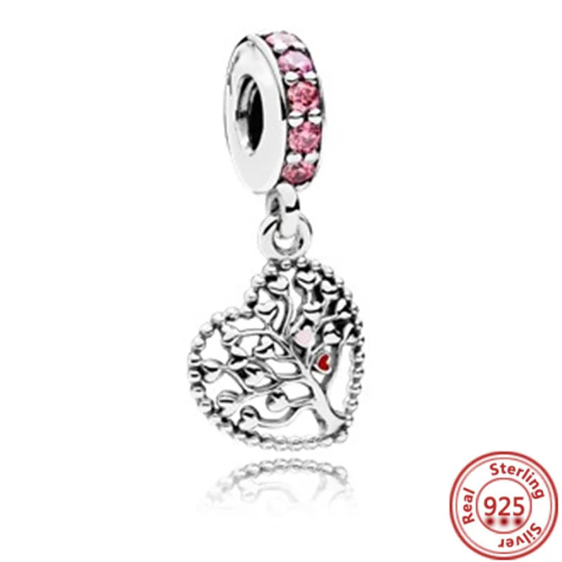 Charm perrito y huesito de plata 925 – Abalorio estilo sorpresa para pulsera tipo Pandora, joyería DIY romántica