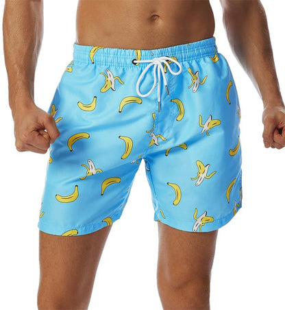 Bañador Hombre Piña 3D | Shorts Playa Hawaianos Verano Secado Rápido – Surf y Natación Tropical