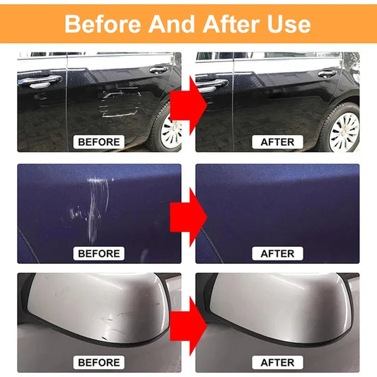 Removedor de Rayones para Coche | Pasta Reparadora y Pulidora de Pintura con Cera Anti-Rayaduras