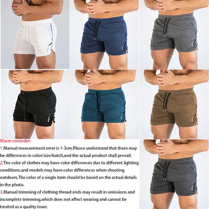 Shorts de Fitness de Verano para Hombre – Gym, Running, Senderismo y Jogging, Pantalones Deportivos Secado Rápido, Cómodos y Versátiles
