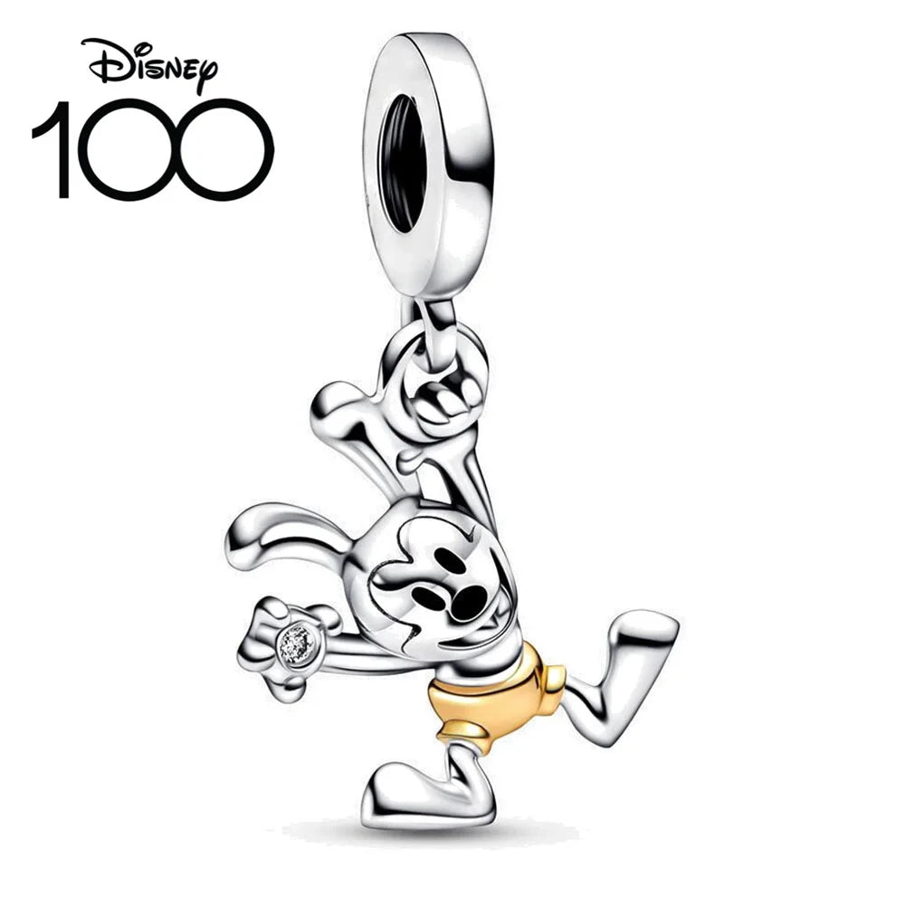 Charm Disney 100º Aniversario Mickey Mouse – Abalorios Princesa y Calabaza para Pulseras Originales Mujer
