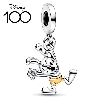 Charm Disney 100º Aniversario Mickey Mouse – Abalorios Princesa y Calabaza para Pulseras Originales Mujer