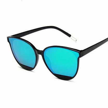 Gafas de Sol Mujer 2025 | Vintage Metal Mirror Fashion UV400 Oculos de Sol