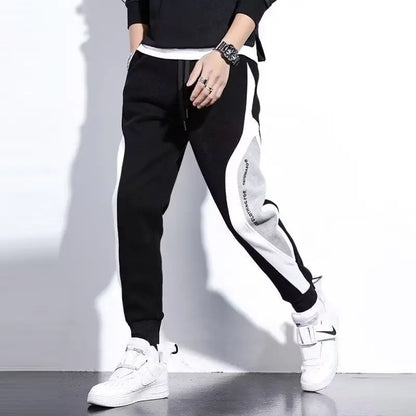 Pantalón Jogger Hombre Negro | Moda Hip Hop Casual con Cintura Elástica – Streetwear Deportivo