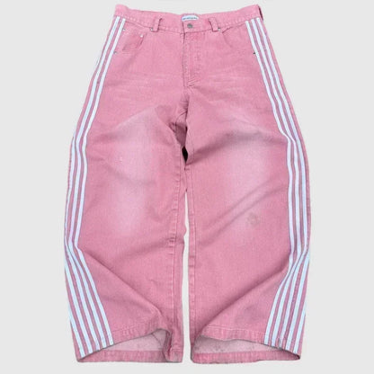 Jeans Oversize Y2K Phantom Unisex | Pantalones Baggy Estilo Hip Hop Streetwear con Parche Bordado Araña Gótico Retro