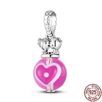 Charm Buho Serie Bee en Plata 925 – Abalorio DIY para Pulseras Originales Mujer