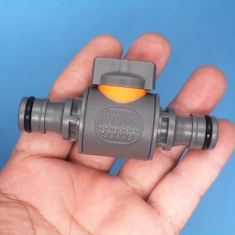 1/2/3Pcs Plastic Garden Hose Quick Connect Valve Set - Universal Thread Ball Valve Switch for Car Wash and Pipe Repair