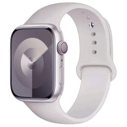Correa de silicona para Apple Watch – Compatible Ultra 2, Series 9-3, SE (38mm-49mm)