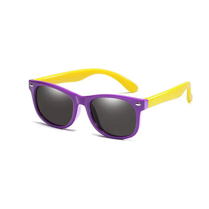 Gafas de Sol Polarizadas para Niños | TR90 Silicona Ultraligeras UV400 Multicolor