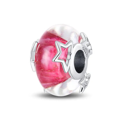 Charm princesa ángel rosa plata 925 – Abalorio de cumpleaños para pulsera tipo Pandora mujer