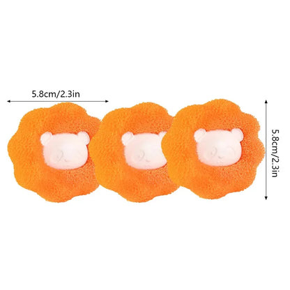 3 Piezas Bolas Mágicas Quitapelusas | Eliminador de Pelo y Pelusa para Lavadora y Secadora | Reutilizables y Seguras