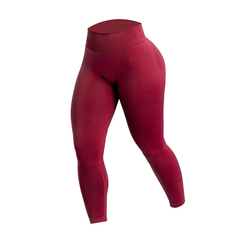 Leggings Deportivos Mujer | Pantalón Yoga de Cintura Alta con Efecto Push Up y Ajuste Slim
