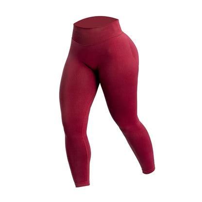Leggings Deportivos Mujer | Pantalón Yoga de Cintura Alta con Efecto Push Up y Ajuste Slim