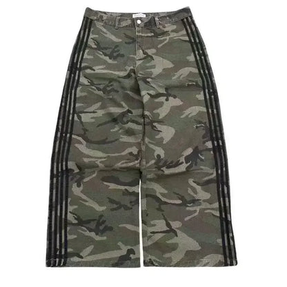 Jeans Oversize Y2K Phantom Unisex | Pantalones Baggy Estilo Hip Hop Streetwear con Parche Bordado Araña Gótico Retro