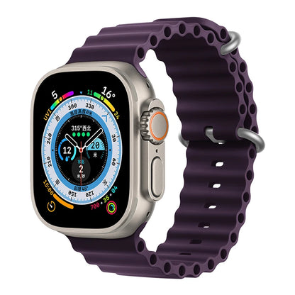 Correa Ocean de silicona para Apple Watch – Compatible Ultra 2, Series 10-5 (38mm-49mm)