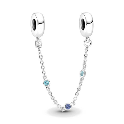 Charm pulpo azul en plata 925 – Colgante con cuentas, compatible Pandora, pulsera DIY mujer