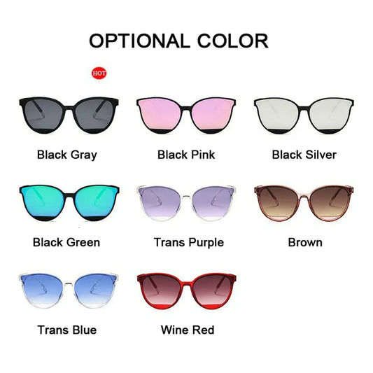 Gafas de Sol Mujer 2025 | Vintage Metal Mirror Fashion UV400 Oculos de Sol