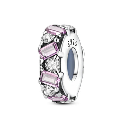 Charm de Plata 925 con Mariposa y Dragón – Abalorio Colorido con Zirconia Arcoíris para Pulseras DIY