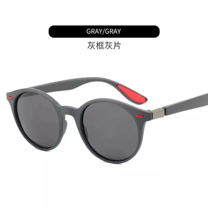 Gafas de Sol Redondas Polarizadas Unisex – Vintage Plásticas UV400 Antirreflejo para Conducir