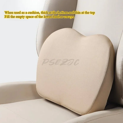 Cojín Elevador de Asiento para Coche | Almohada Gruesa Portátil con Soporte Lumbar y Confort en Todas las Estaciones
