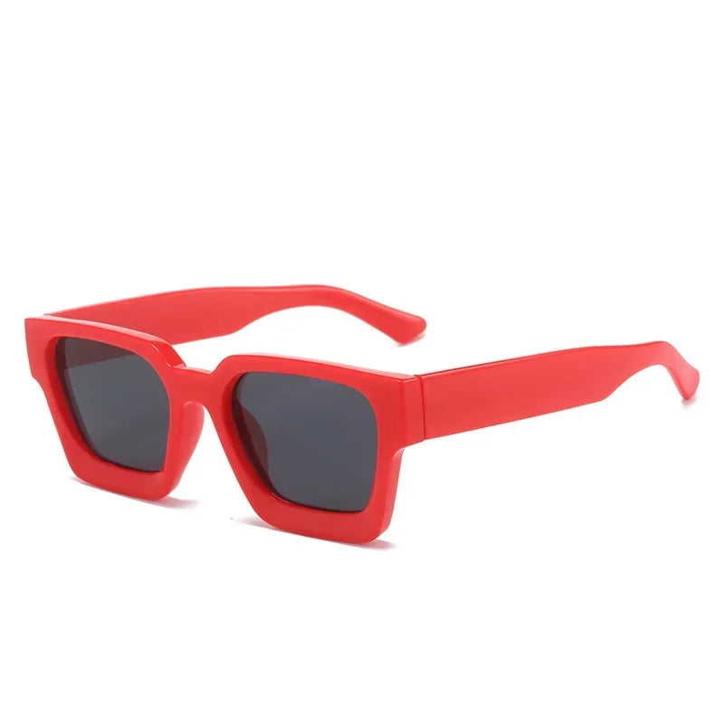 JNPCXI Gafas de Sol Cuadradas de Lujo | Retro Fashion Unisex UV400