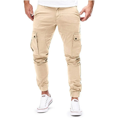 Pantalones Jogger de Moda para Hombre – Streetwear 2025, Cargo, Multi-Bolsillos, Casual, Fitness y Gym