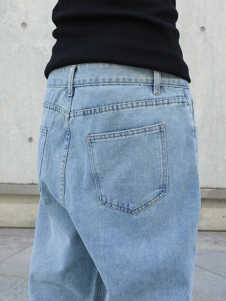 Jeans Baggy Hombre | Primavera y Otoño | Oversize Rectos Denim Casual Streetwear Y2K Pierna Ancha