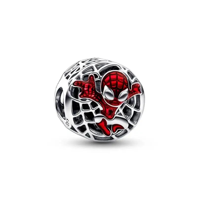 Charm Capitán América plata 925 – Abalorio de superhéroe para pulsera tipo Pandora