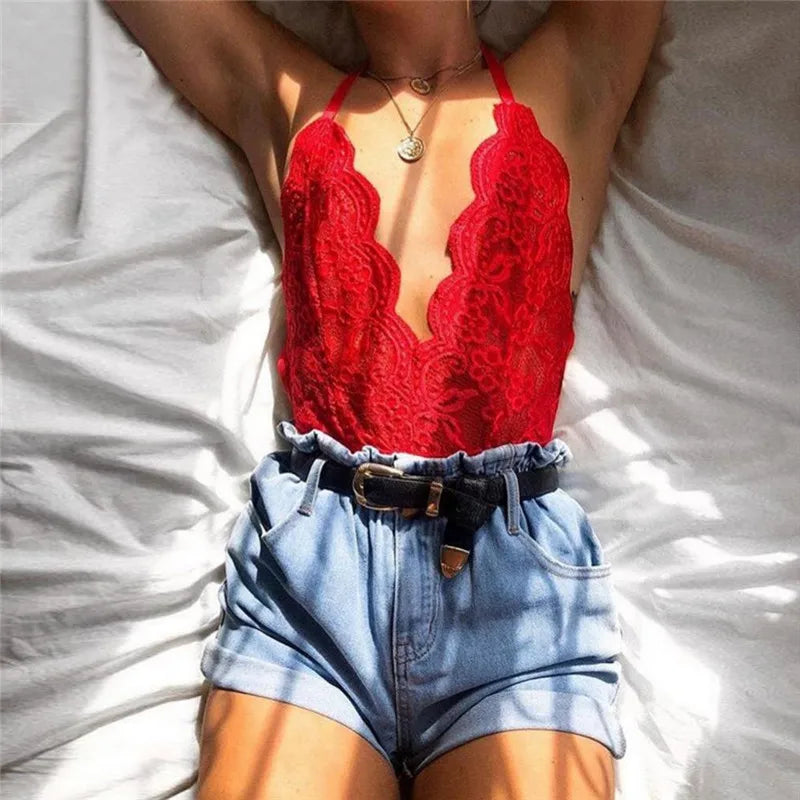 Body Vestido Mujer 2025 | Lencería Sexy sin Mangas y Espalda Descubierta