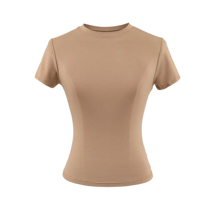 Camiseta Mujer Casual 2024 | T-shirt Slim Fit Manga Corta Sexy Básica Estilo Y2K