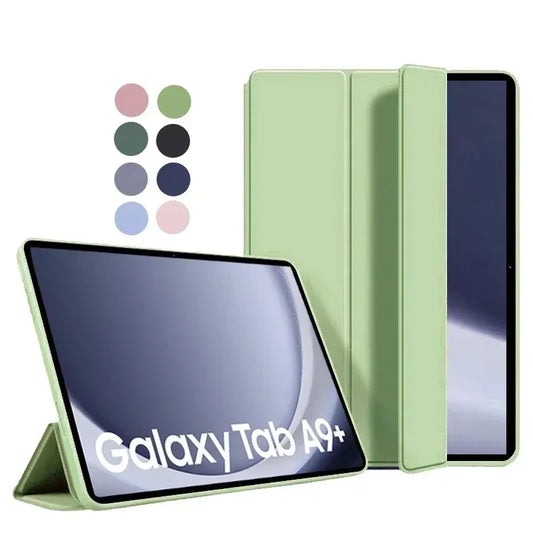 Funda Samsung Galaxy Tab A9 Plus 11” (2023) – Flip Cover Magnética con Soporte y TPU Suave, Compatible con Modelos SM-X210/X216/X218