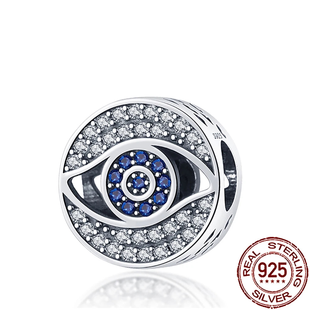 Charm Mano de Fátima con Ojo Todo lo Ve en plata 925 – Compatible Pandora, pulsera y collar mujer 2025
