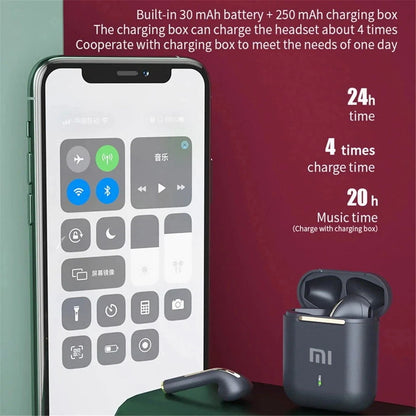 Xiaomi J18 TWS – Auriculares inalámbricos Bluetooth HiFi, micrófono, táctiles, impermeables y con cancelación de ruido