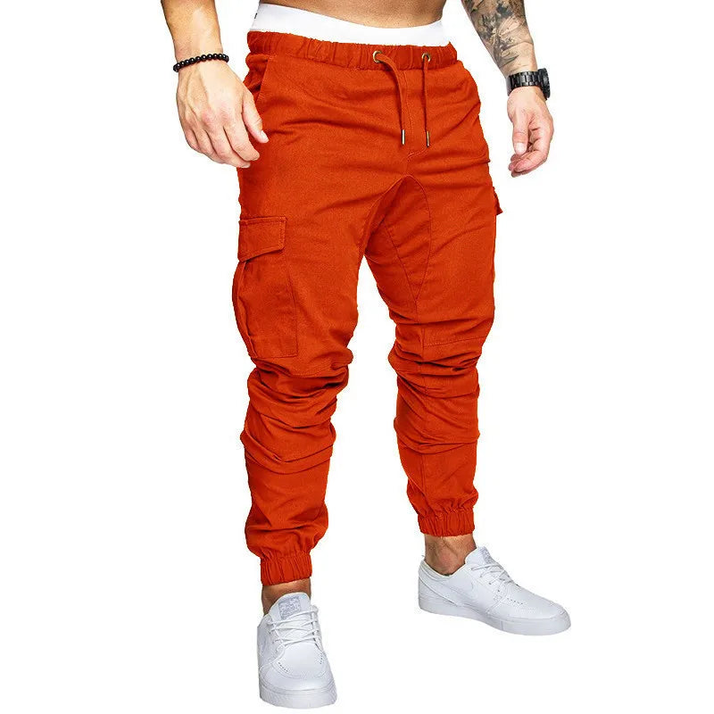 Pantalones Jogger de Moda para Hombre – Streetwear 2025, Cargo, Multi-Bolsillos, Casual, Fitness y Gym