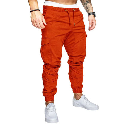Pantalones Jogger de Moda para Hombre – Streetwear 2025, Cargo, Multi-Bolsillos, Casual, Fitness y Gym