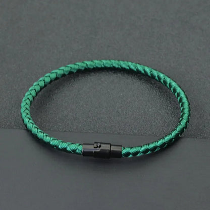 Brazalete cuerda roja suerte – Pulsera unisex magnética para pareja, riqueza y prosperidad
