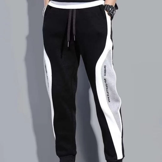 Pantalón Jogger Hombre Negro | Moda Hip Hop Casual con Cintura Elástica – Streetwear Deportivo