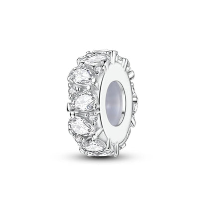 Charm de Plata 925 con Mariposa y Dragón – Abalorio Colorido con Zirconia Arcoíris para Pulseras DIY