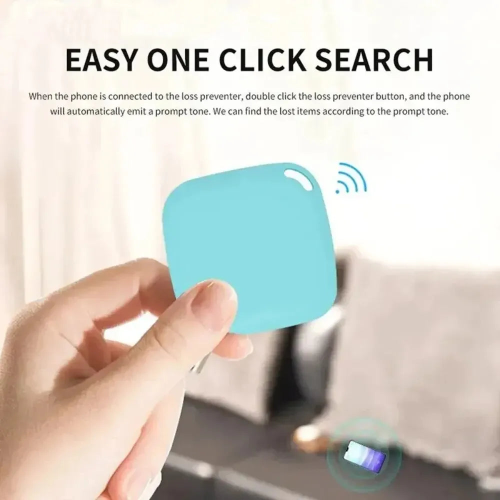 Mini Localizador Bluetooth 5.0 Antipérdida – Rastreador Inteligente para Mascotas, Niños, Bolsos y Carteras