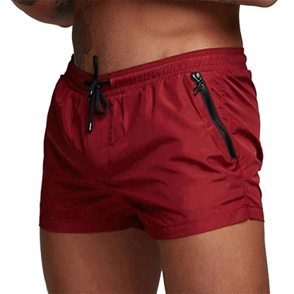 Bañador Hombre con Bolsillos Cremallera | Shorts Playa Secado Rápido con Malla – Swimwear Verano