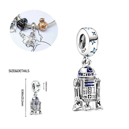 Charm Harry Potter plata 925 – Abalorio mágico de la serie para pulsera tipo Pandora