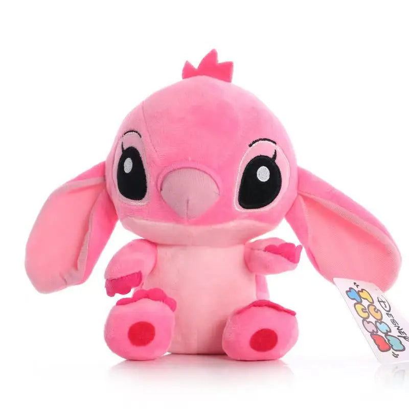 Peluche Stitch Disney 4/8 Pulgadas – Muñeco de Peluche Azul/Rosa | Juguete Anime Lilo & Stitch Regalo para Niños