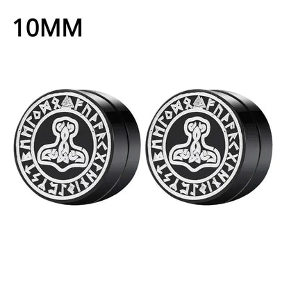 Pendientes Magnéticos de Cristal Unisex | Aros Punk con Zirconia | Joyería sin Perforación para Hombres y Mujeres