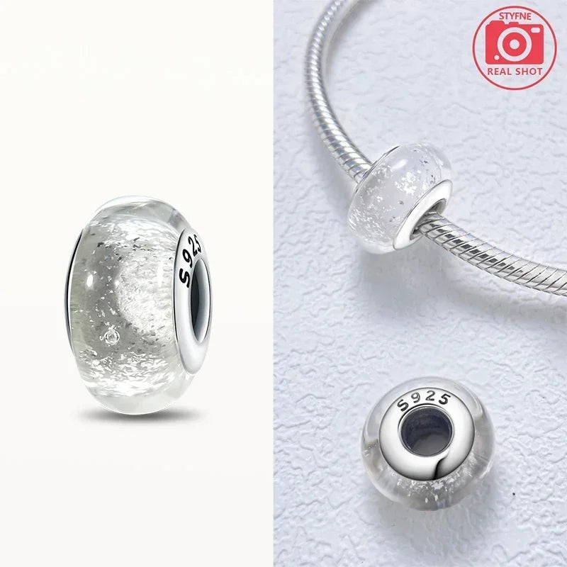 Cuenta Murano en Plata 925 | Beads de Vidrio de Colores para Pulsera Pandora Original