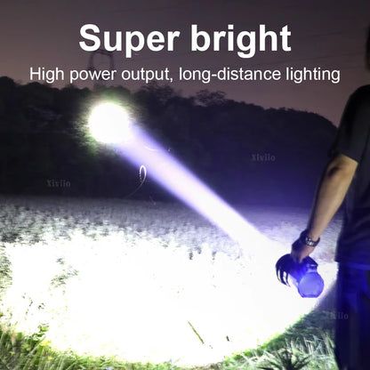 Linterna Táctica Recargable 2025 – 2.000.000LM Súper Potente Ultra Brillante LED para Camping y Emergencias
