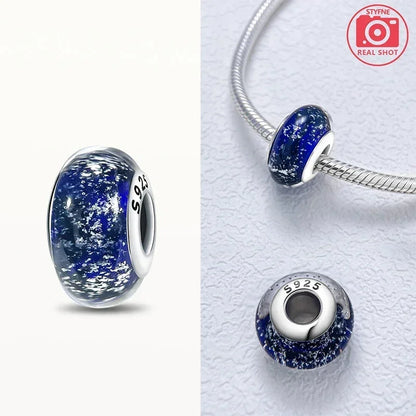 Cuenta Murano en Plata 925 | Beads de Vidrio de Colores para Pulsera Pandora Original